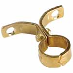 15mm Pressed Brass Screw on Pipe Bracket PB1501 200041 - Each