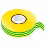 19mm x 33m (Green/Yellow) Insulating Tape 333207 - Each