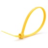 300mm x 4.8mm Yellow Nylon Cable Tie 323154 - Pack 100