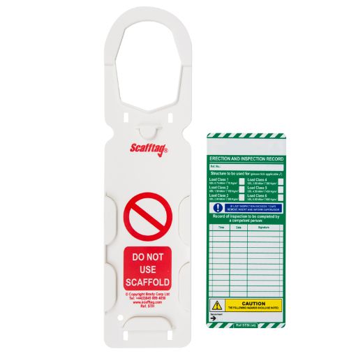 Picture of (PACK OF 10) -  Scafftag Holders c/w 20 Inserts & 1 Marker Pen SCAF-STSH 936162