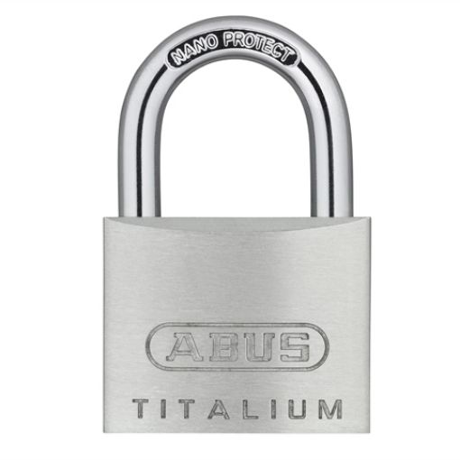 Picture of Abus No 64TI/40mm Titalium Padlock ** Quad Pack ** Carded 484044