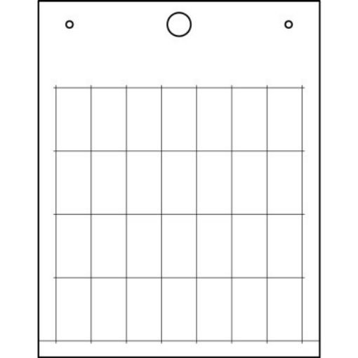 Picture of MG-TAA 49191N White PVC Adhesive Marker Plate (9 x 35mm) Cembre 933685