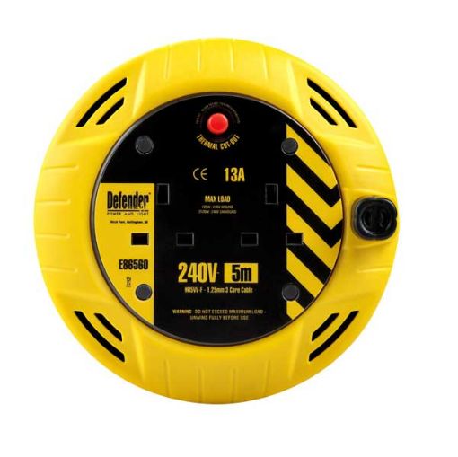 Picture of 5m 240v Extension Reel (4 Gang) 13 amp 938148