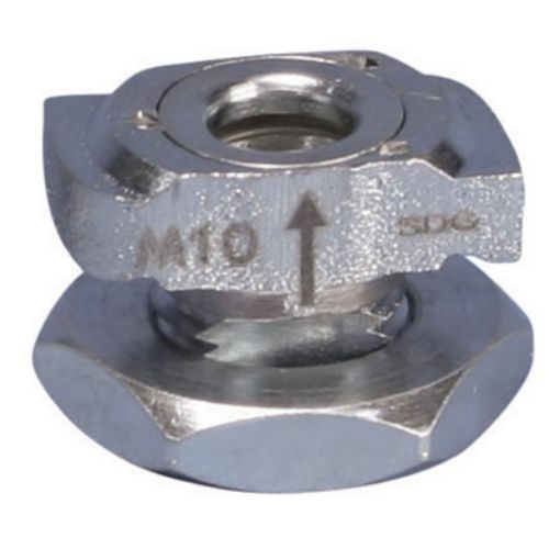 Picture of CRLSM10 Erico Caddy M10 Rod Lock Nut Electro Galv (390004) 936638