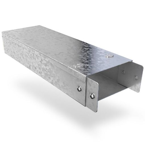 Picture of 150 x 50 x 3m Steel Single Comp. Cable Trunking c/w Lid 934110