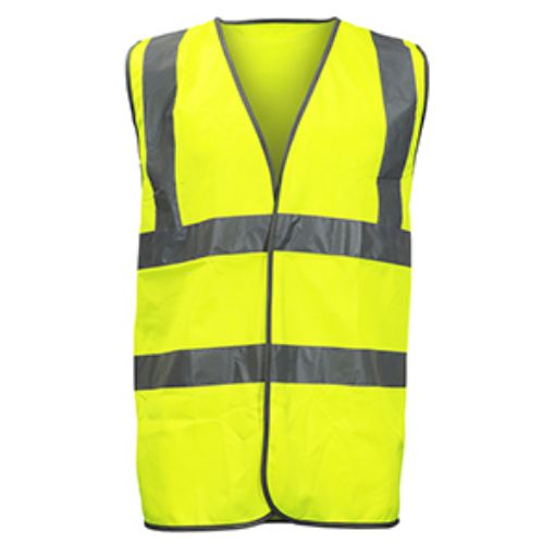 Picture of Size S High Visibility Waistcoat (34" - 38") Saturn Yellow 480179