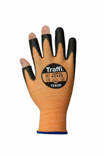 Picture of Traffiglove TG3220-10 Amber Cut Level 3 Gloves Size 10 963700