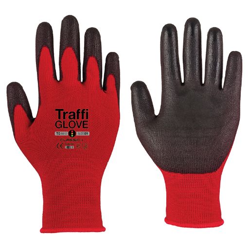 Picture of Traffiglove TG1010-10 Red Cut Level 1 Gloves Size 10 938328
